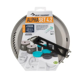 Набір посуду Sea To Summit  Alpha Cookset 4.2 Pacific Blue/Grey. Фото 13