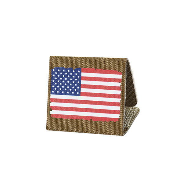 M-Tac MOLLE Patch прапор США Full Color/Coyote