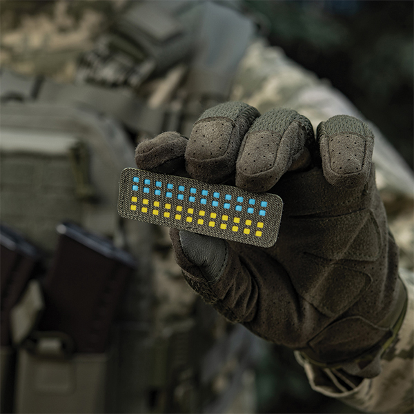 M-Tac нашивка прапор України 25х80 Laser Cut Ranger Green/Yellow/Blue/GID. Фото 13