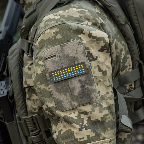 M-Tac нашивка прапор України 25х80 Laser Cut Ranger Green/Yellow/Blue/GID. Фото 9