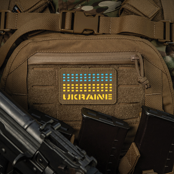 M-Tac нашивка Ukraine Laser Cut Coyote/Yellow/Blue/GID. Фото 14