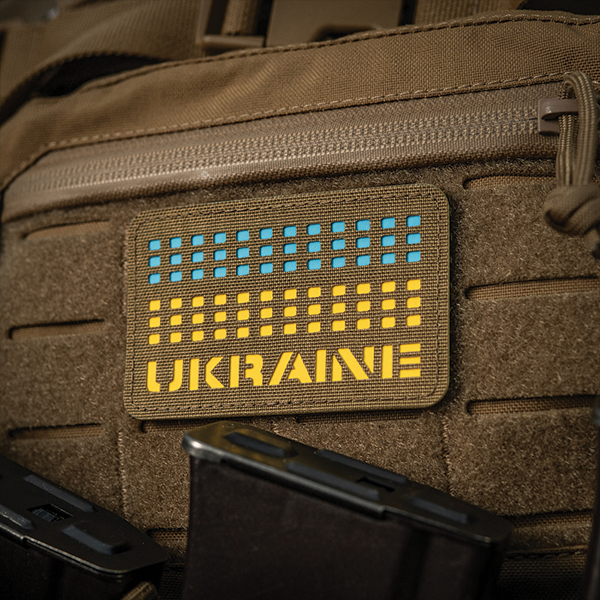 M-Tac нашивка Ukraine Laser Cut Coyote/Yellow/Blue/GID. Фото 4