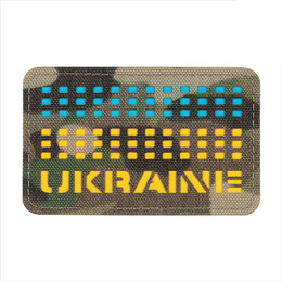 M-Tac нашивка Ukraine Laser Cut Multicam/Yellow/Blue/GID
