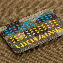 M-Tac нашивка Ukraine Laser Cut Multicam/Yellow/Blue/GID. Фото 3
