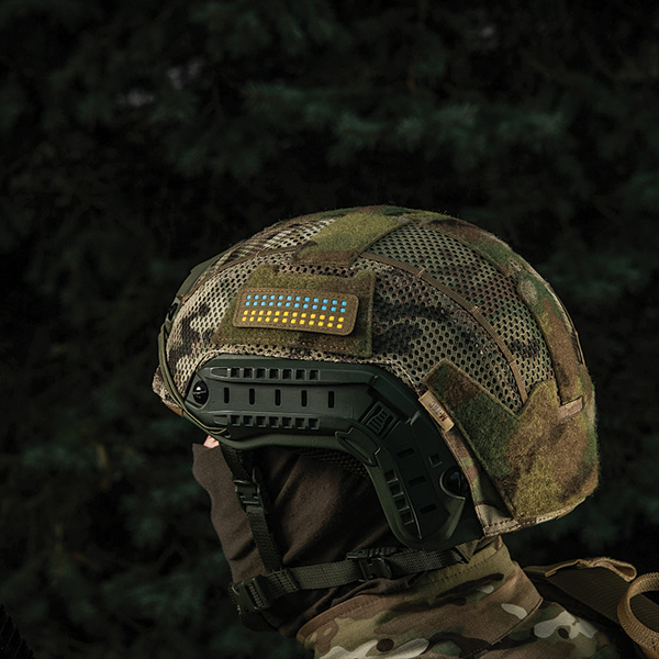 M-Tac нашивка прапор України 25х80 Laser Cut Coyote/Yellow/Blue/GID. Фото 4