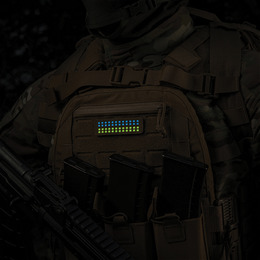 M-Tac нашивка прапор України 25х80 Laser Cut Coyote/Yellow/Blue/GID. Фото 5