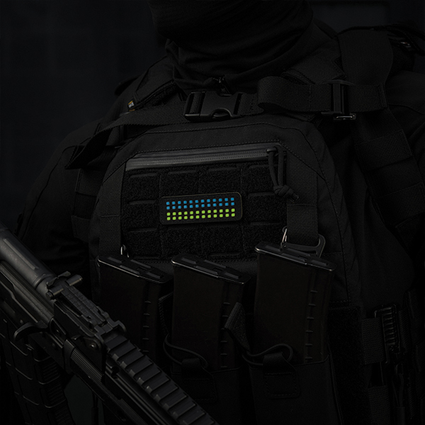 M-Tac нашивка прапор України 25х80 Laser Cut Black/Yellow/Blue/GID. Фото 6