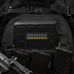M-Tac нашивка прапор України 25х80 Laser Cut Black/Yellow/Blue/GID. Фото 7