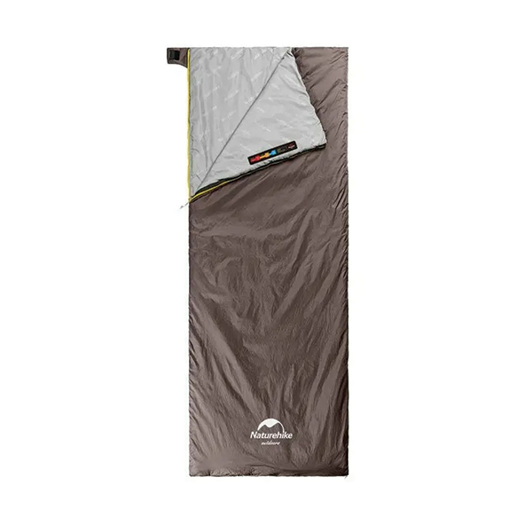 Спальник надлегкий Naturehike Summer LW180 NH21MSD09 правий, (15°C), p-p XL Коричневий