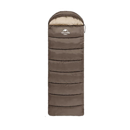 Спальник з капюшоном Naturehike U250 NH20MSD07, (6°C), правий, коричневий
