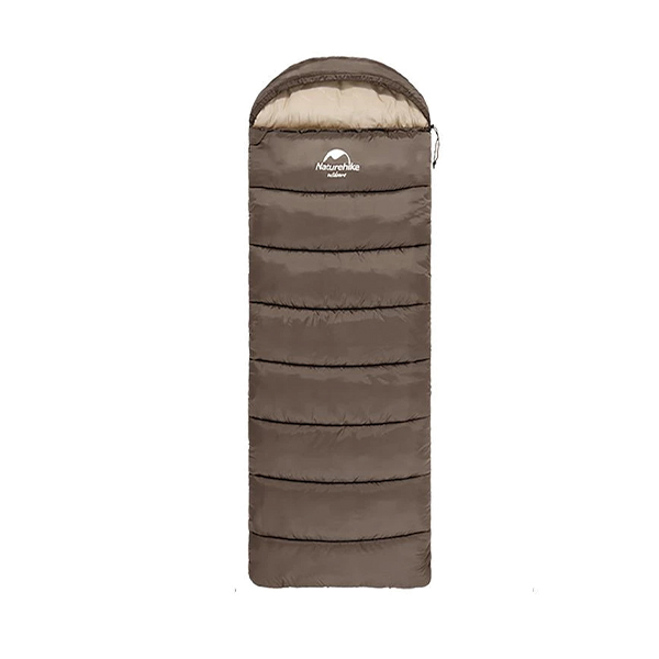 Спальник з капюшоном Naturehike U350S NH20MSD07, (-3°C), лівий, коричневий