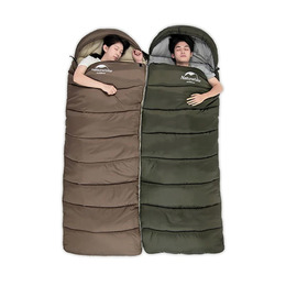 Спальник з капюшоном Naturehike U350S NH20MSD07, (-3°C), правий, коричневий