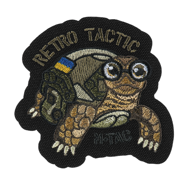 M-Tac нашивка Retro Tactic (вишивка) Black