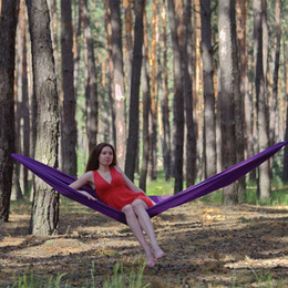 Гамак Levitate AIR з парашутного нейлону Violet