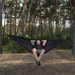 Ультралегкий гамак Levitate Ultralight Black. Фото 5