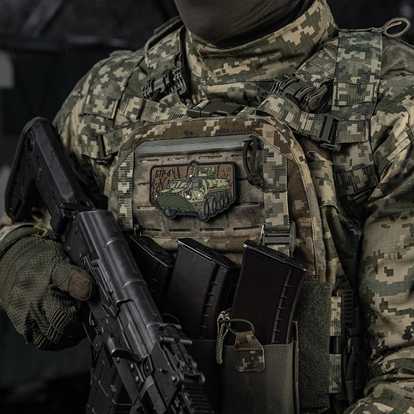 M-Tac нашивка БТР 4 (PVC). Фото 2
