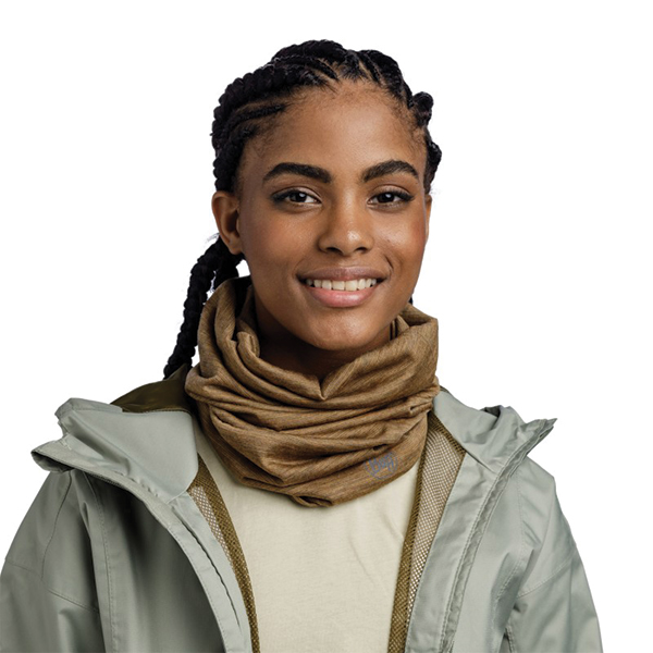 Шарф-труба Buff Lightweight Merino Wool Multistripe Coyot, S. Фото 4
