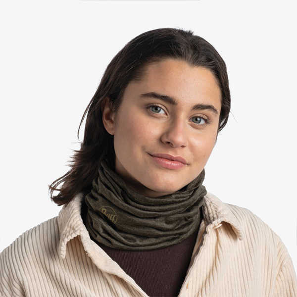Шарф-труба Buff Lightweight Merino Wool, Solid Bark. Фото 4