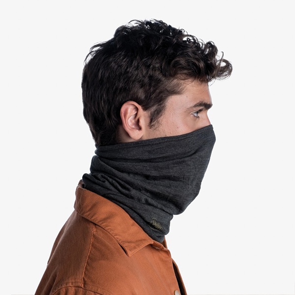 Шарф-труба Buff Lightweight Merino Wool, Solid Bark. Фото 7