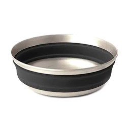 Миска складна Sea to Summit Detour Stainless Steel Collapsible Bowl, Beluga Black, M
