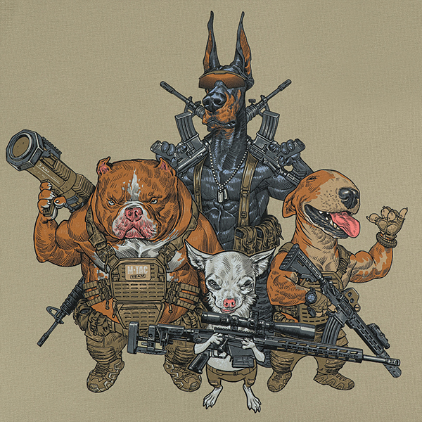 M-Tac футболка Rex team Tan. Фото 5