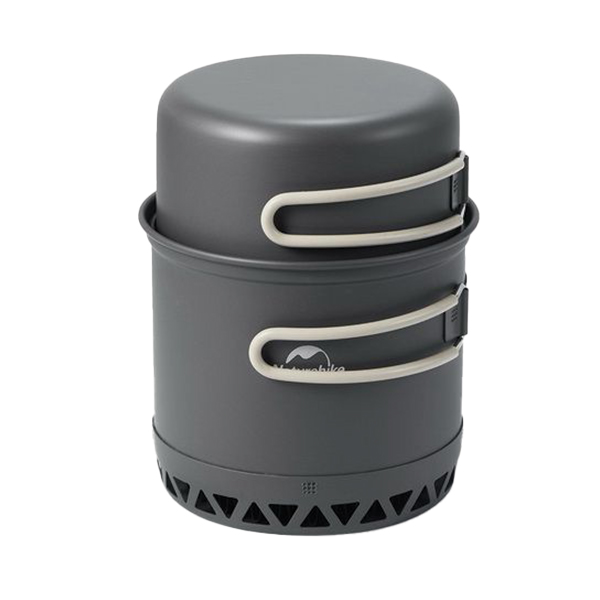 Набір посуду для кемпінгу 2 од. Naturehike CNK2300CJ0002, 1,2 л, алюміній