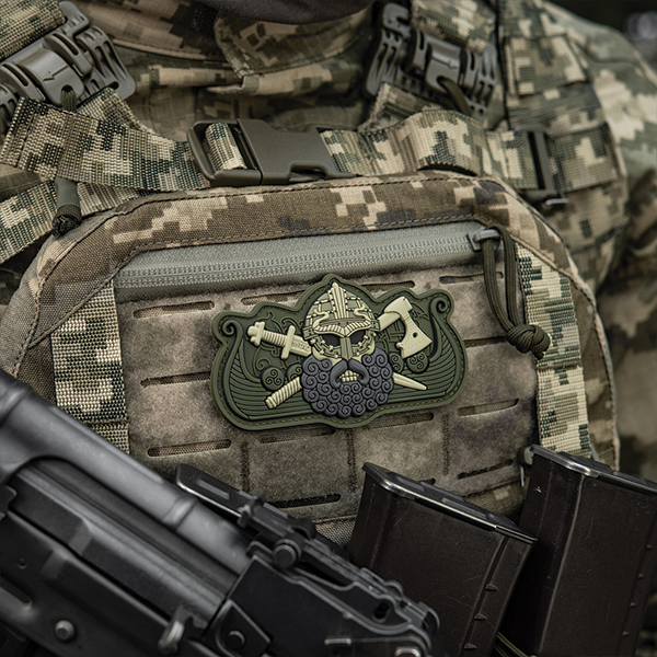M-Tac нашивка Viking’s Drakkar Black/Olive. Фото 3