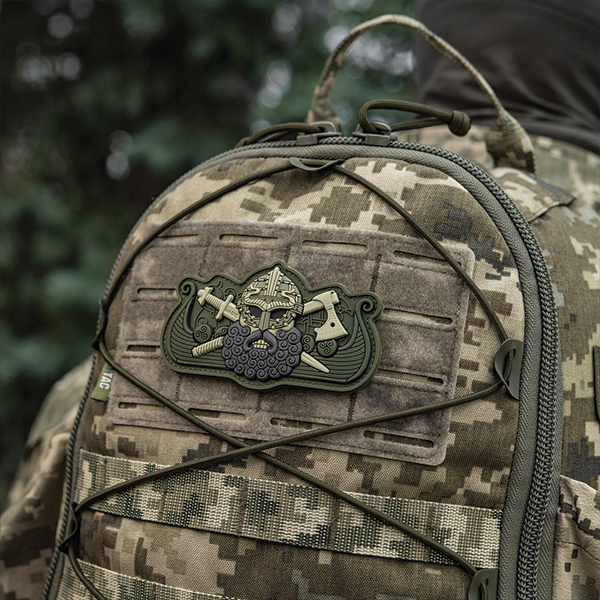 M-Tac нашивка Viking’s Drakkar Black/Olive. Фото 5