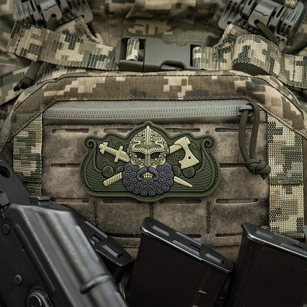 M-Tac нашивка Viking’s Drakkar Black/Olive. Фото 6