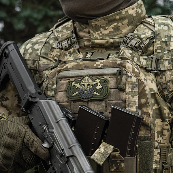 M-Tac нашивка Viking’s Drakkar Black/Olive. Фото 8