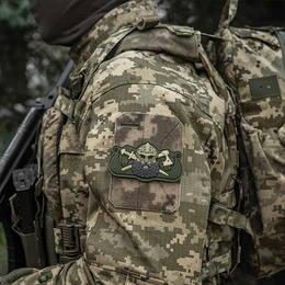 M-Tac нашивка Viking’s Drakkar Black/Olive. Фото 7