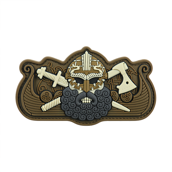 M-Tac нашивка Viking’s Drakkar Black/Coyote