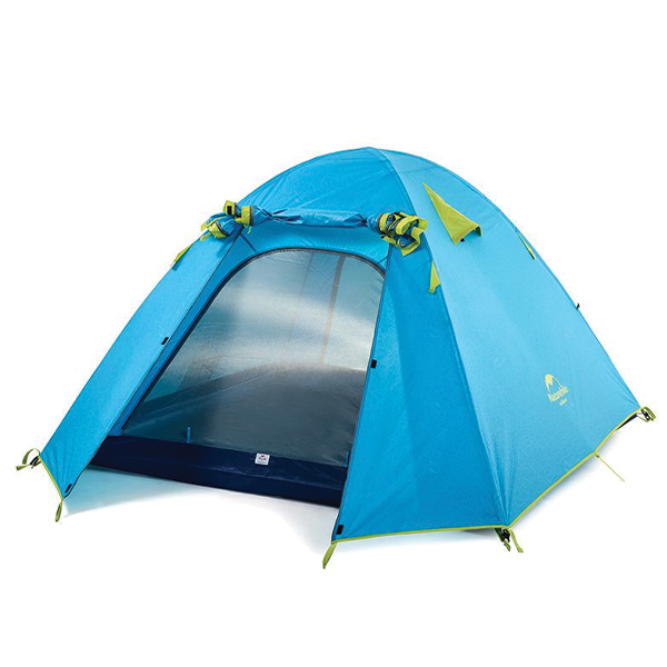 Намет двомісний Naturehike P-Series NH18Z022-P, 210T/65D, блакитний