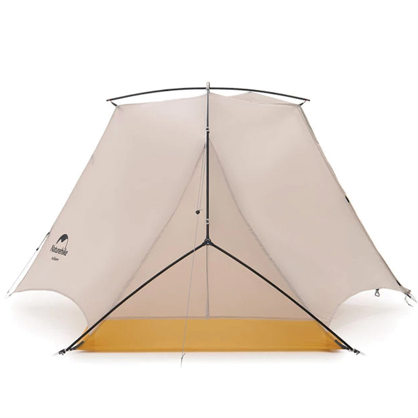 Намет надлегкий одномісний Naturehike NH21ZP003, сіро-жовтий. Фото 2