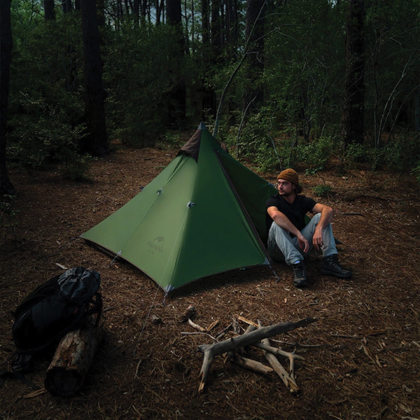 Намет надлегкий із гострою верхівкою Naturehike NH17T030-L, темний зелений. Фото 5