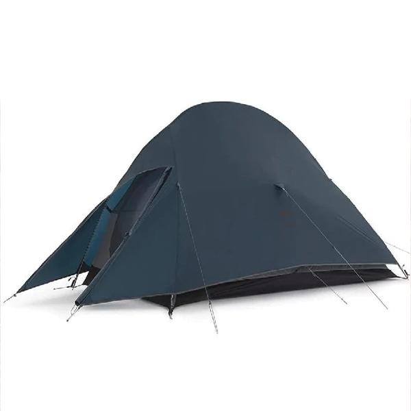 Намет надлегкий двомісний з футпринтом Naturehike Cloud Up 2 Updated NH17T001-T, 20D, темно-синій