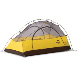 Намет надлегкий двомісний  з футпринтом Naturehike Star-River 2 Updated NH17T012-T, 210T, темно-зелений