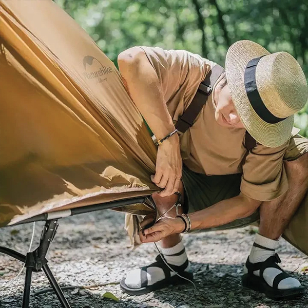 Намет одномісний Naturehike NH22ZP020, коричневий. Фото 5