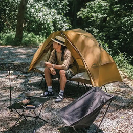 Намет одномісний Naturehike NH22ZP020, коричневий. Фото 3