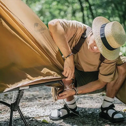 Намет одномісний Naturehike NH22ZP020, коричневий. Фото 5