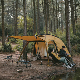 Намет двокімнатний Naturehike CNH22ZP028, гірчичний. Фото 3