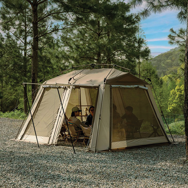 Намет Naturehike Village CNH23ZP12003, коричневий. Фото 2