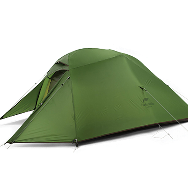 Намет надлегкий одномісний з футпринтом Naturehike Cloud Up 1 Updated NH18T010-T, 20D, темно-зелений. Фото 2