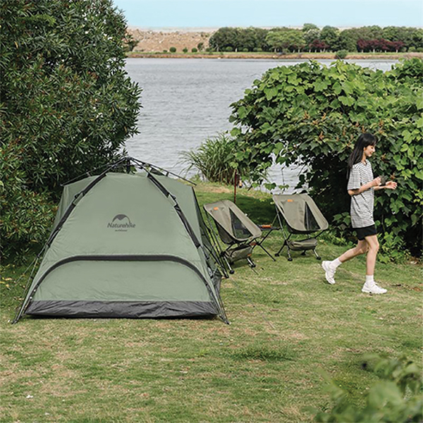 Намет тримісний автоматичний Naturehike NH21ZP008, темно-зелений. Фото 3