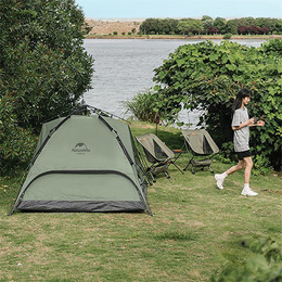 Намет тримісний автоматичний Naturehike NH21ZP008, темно-зелений. Фото 3