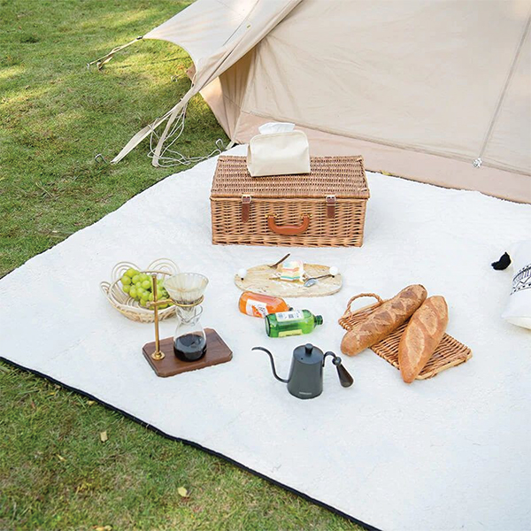 Килимок вологозахисний бавовняний Naturehike NH20FCD11, 180*200 см, темно-зелений. Фото 4