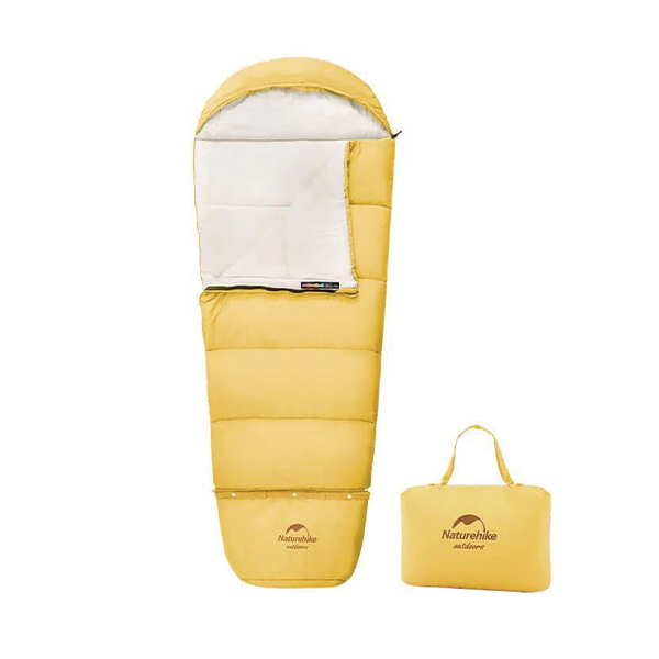 Спальник дитячий Naturehike С300 NH21MSD01, жовтий. Фото 2