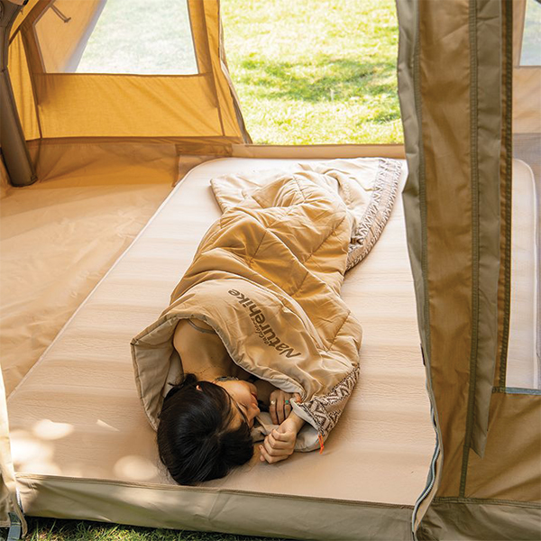Спальник Naturehike L150 NH20MSD05 лівий, (13°C) бежевий. Фото 4
