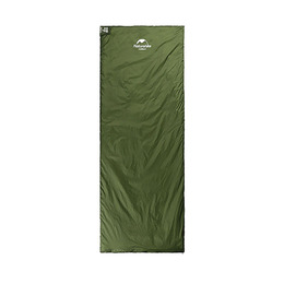 Спальник надлегкий Naturehike LW180 NH21MSD04 лівий, (15°C), p-p XL, темно-зелений