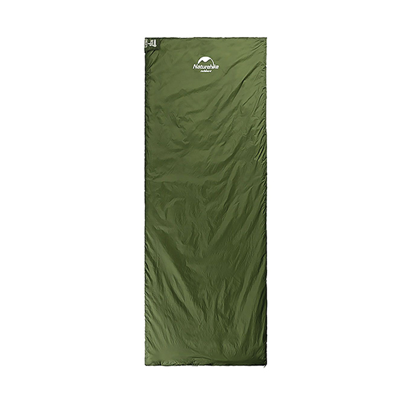 Спальник надлегкий Naturehike LW180 NH21MSD04 правий (15°C), p-p XL, темно-зелений